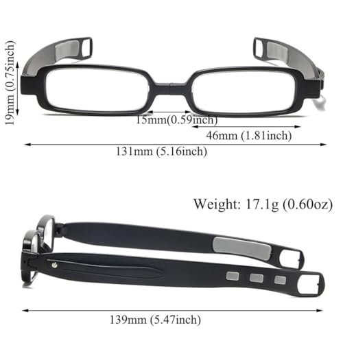 Image of First Lens iRotate Foldable Blue-Light Reading Glasses | Black
