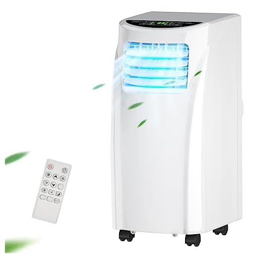 Toolsempire Portable Air Conditioner 8000BTU Easycool 3-in-1 Floor AC Unit with Dehumidifier,Fan Modes,Remote Control,Complete Window Mount Exhaust Kit for Rooms Up to 230 Sq,White