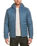 Icebreaker Herren Jacke Hyperia Hooded Jacket, Granite Blue/Prussian Blue, L, 103874403L
