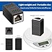 RJ45 Coupler, Ethernet Network Cable in line Coupler for Cat7/Cat6/Cat5e/Cat5, Ethernet Network Cable Extender Female to Female (4 Pcs)