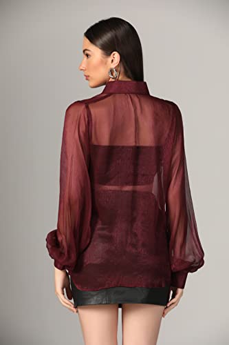 Image of GRECIILOOKS Shirt for Women | Women Shirt | Long Shirt for Women | Shirt Tops for Women | Oversized Shirt for Women