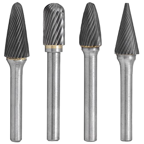 Set de 4 fresas de carburo de 12 mm miniatura 1