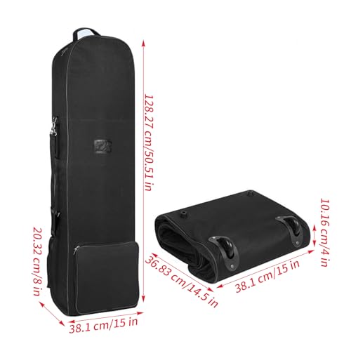 Sac de voyage de golf pliable de 127 cm pour résoudre les problèmes d'encombrement - 2