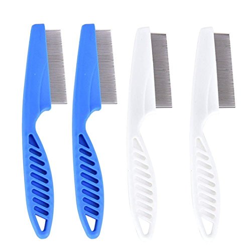 Txibi 4 Pcs Pet Tools Dogs CatS Comb Grooming Set