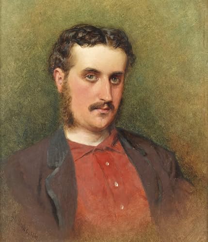 Autoportrait George Elgar Hicks toile pour masquer mur vide salon