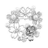 Broche fleur évidée : sans substances nocives et sans danger pour la santé, badge fleur