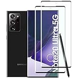  [2 pièces] KELOLIN Verre Trempé Protection Pour Samsung Galaxy Note 20 Ultra 5G [sans Bulles, HD Anti Rayures, 3D Couverture Complète] Dureté 9H Protection Ecran Pour Samsung Galaxy Note 20 Ultra 5G