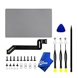 iPartsleader A1707 A1990 Trackpad with Cable for MacBook Pro (Retina,15-inch,2016-2019) Force Touch Touchpad Replacement EMC 3072/3162/3215/3359 (Space Grey)