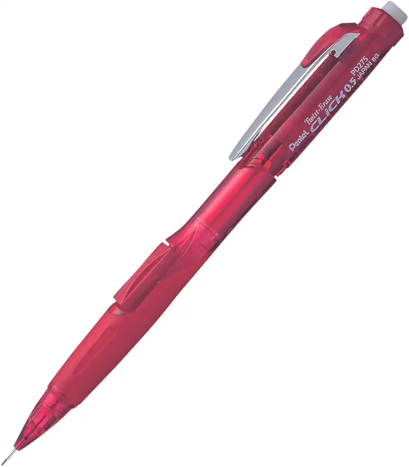 Lapiseira Twist-Erase Click Pentel 0.5mm Vermelha