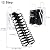 10FT Pull Down Attic Stairs, 12 Step Wall Mounted Telescoping Attic Ladder, Telescopic Fold Ladder with Pulling Rod, Up to 660 lbs, for Attic Loft Roof