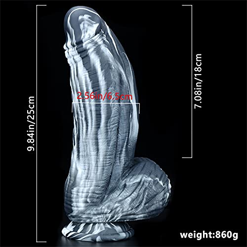 SeLgurFos Realistischer Dildo mit starkem Saugnapf Weiches Silikon groß Dildo Dual Density 9.84" Monster Dildo Big Horse G-Punkt Giant Dildo – Bild 7