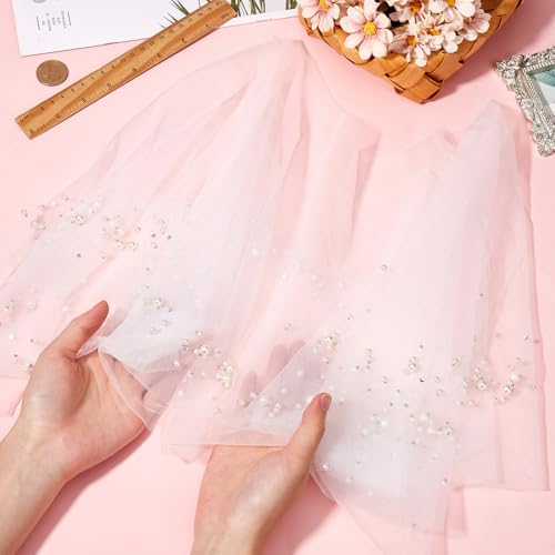 GORGECRAFT Wedding Bridal Cloaks Faux Pearls Rhinestone Evening Capes Shawl Wrap Shrug Short Shoulder Cover up Cape Scar3