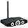 Miccus Home RTX - LONG RANGE Bluetooth Transmitter or Receiver 2-in-1. Perfect for adding wireless audio into your home, Use with Speakers, Stereos, TV, Phone, iPad, Laptop and more - 3.5mm/RCA