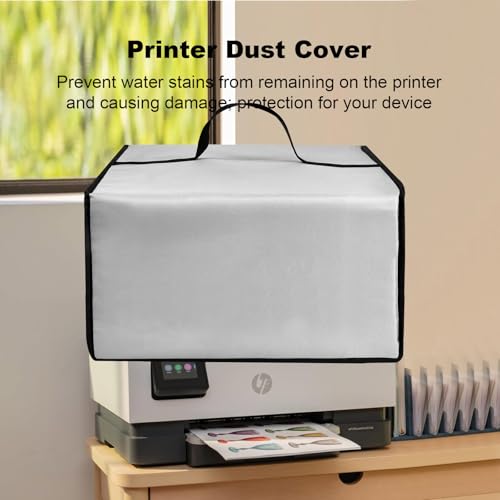 Printer Dust Cover Heavy Duty Nylon Protector Case for HP OfficeJet Pro 8125e/8139e/8135e/8015e Wireless All-in-One Color Printer Print, Scan, Copy, Fax, ADF, Duplex Printing - Thumbnail 4