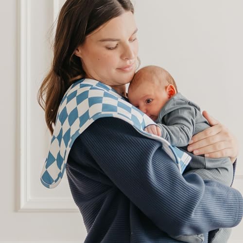 Image of Copper Pearl Premium Baby Burp Cloths - 3-Pack Large Cotton Burp Cloths, Extra Soft Spit Up Rags with 3 Absorbent Layers, Perfect for Baby Boy and Baby Girl Gifts (21 inch x 10 inch Size, Speedster Set)