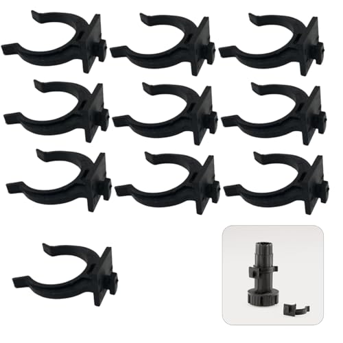 Evotrade Gancio per Zoccolo da Cucina, Universale in ABS Clip per Piedini Zoccolo in Plastica, Montaggio rapido a Scatto (Confezione 10 Pezzi) Made in Italy