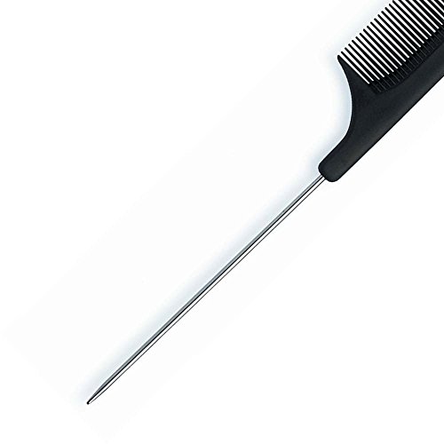 Termix Professional Carbon Comb with Metal Teeth for Highlights and Styling Comb with highly resistant and durable fibre Antistatic and resistant to high temperatures - Image 3