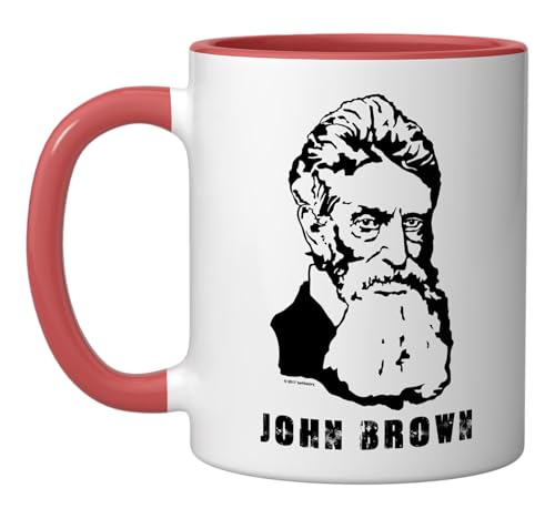 John Brown Che Style Civil War American History Ceramic Mug, Red/White