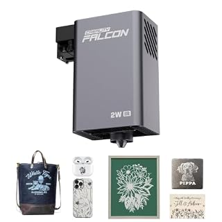 Creality Falcon 2W 1064nm Infrared Laser Module for Falcon A1 Pro, 600mm/s High-Speed, 0.03mm Ultra-HD Precision, Quick-Swap IR Laser Head for Color Engraving on Metal, Jewelry & Plastic