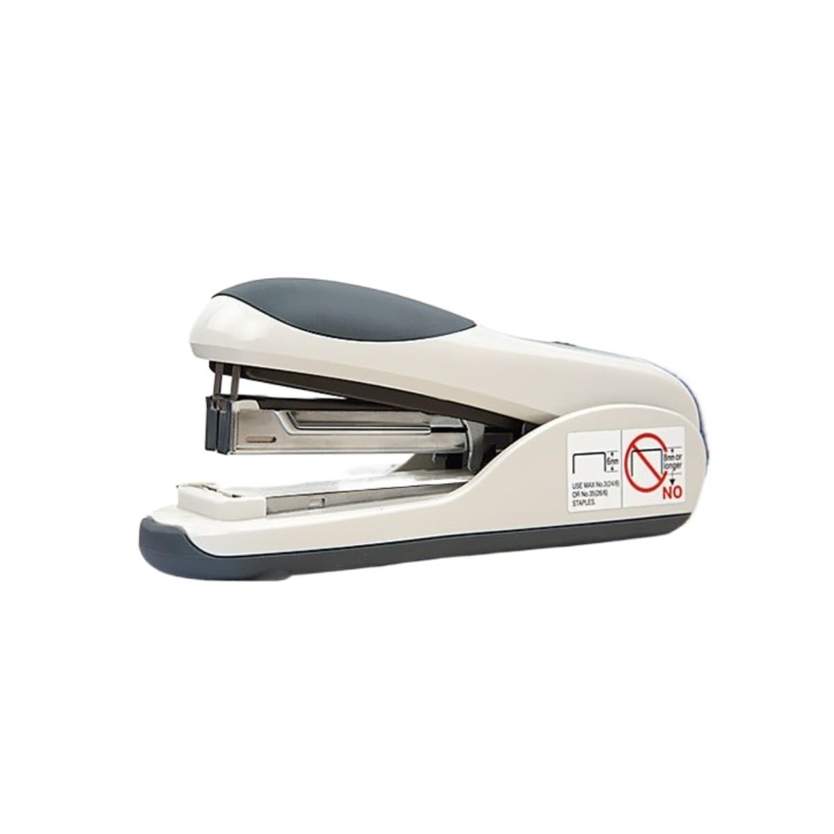 Cucitrice da Scrivania Macchina for La Prenotazione di Libri Standard for Tablet Salva E Bookmaker Desktop A Doppia Leva Appiattito Spillatrici per Ufficio(White)