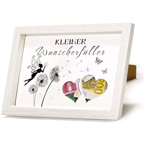 Wunscherfüller Geldgeschenk Bilderrahmen Pusteblume Geldgeschenke...