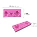 EORTA Silicone Paste Cake Fondant Mould Teapot Cup Cup Cupcake Pattern Decorating Baking Soap Mold for Birthday Christmas Party DIY Decorations, Random Color