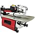 LUMBER JACK 22 Inch Variable Speed Scroll Saw with 80W Motor, Tilting Arm, LED Light, Dust Extraction, and Adjustable Air Blower, Ideal for Woodworking, Crafting & Industrial Applications