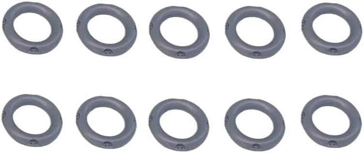 10PCS Marine Simulated Lifebuoy Diameter 7.5/10/15/22/30mm Miniature Ring ABS Micro Buoy Cork Hoop for RC Boat Model