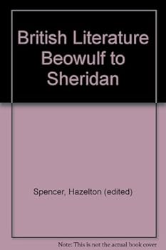 Hardcover British Literature Beowulf to Sheridan Book