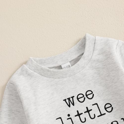 Kids Toddler Boys Girls St. Patrick's Day Outfit Sweatshirt Wee Little Hooligan Crew Neck Pullover Tops4