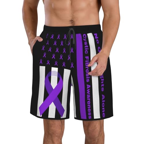 Men's Beach Shorts Drawstring Quick Dry Running Athletic Shorts with Pockets2