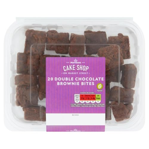 Morrisons 20 Chocolate Brownie Mini Bites Snack Cakes