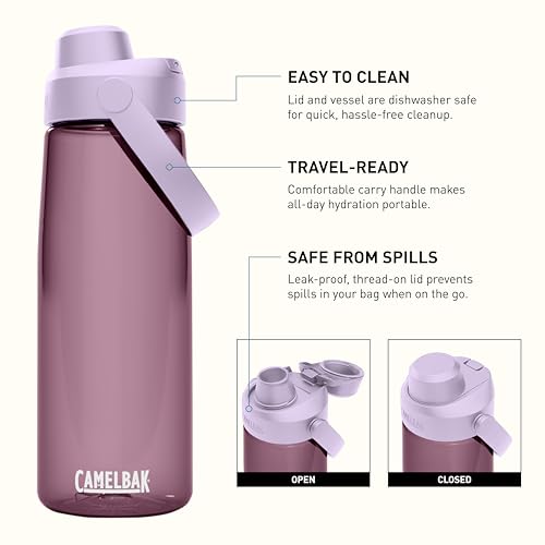 Image of CamelBak Thrive Chug Water Bottle 25oz, Purple Sky