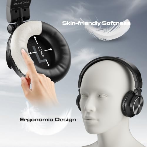 PUPGSIS M20 Wired DJ & Studio Monitor Headphones - image 8