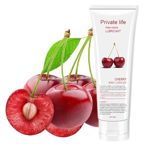 チェリー味潤滑ゼリー、舐められる潤滑ローション、水溶性ジェル、潤滑剤ゼリー、サクランボエキス贅沢配合、フルーツ味潤滑 ジェル、弱酸性 PHバランス 、ラブローション 100 ml - 画像1
