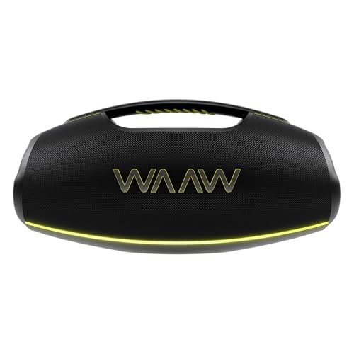 WAAW by ALOK Caixa de Som HYPERBOOM 1000 Bluetooth, À Prova D'Água, Até 12h de Autonomia, ...