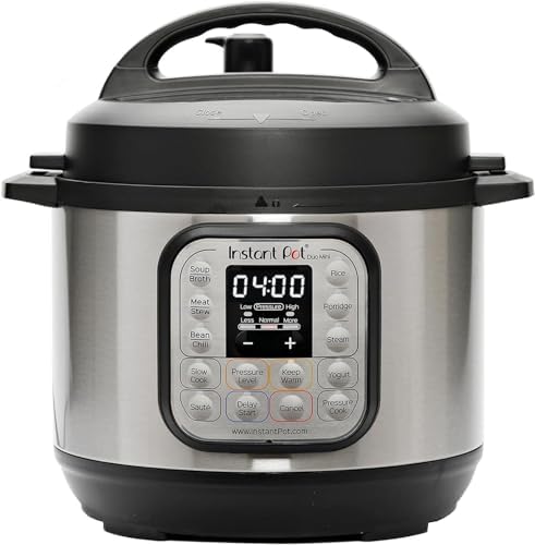 Instant Pot Akıllı Pişirici, 3 Litre Kapasite, Elektrikli Düdüklü, Yavaş Pişirme, Pilav Pişirme, Kızartma Modu, Yoğurt Hazırlayıcı, Buharlı Pişirme Ve Yemek Isıtma Özelliği, Paslanmaz Çelik/Siyah - Görsel 1