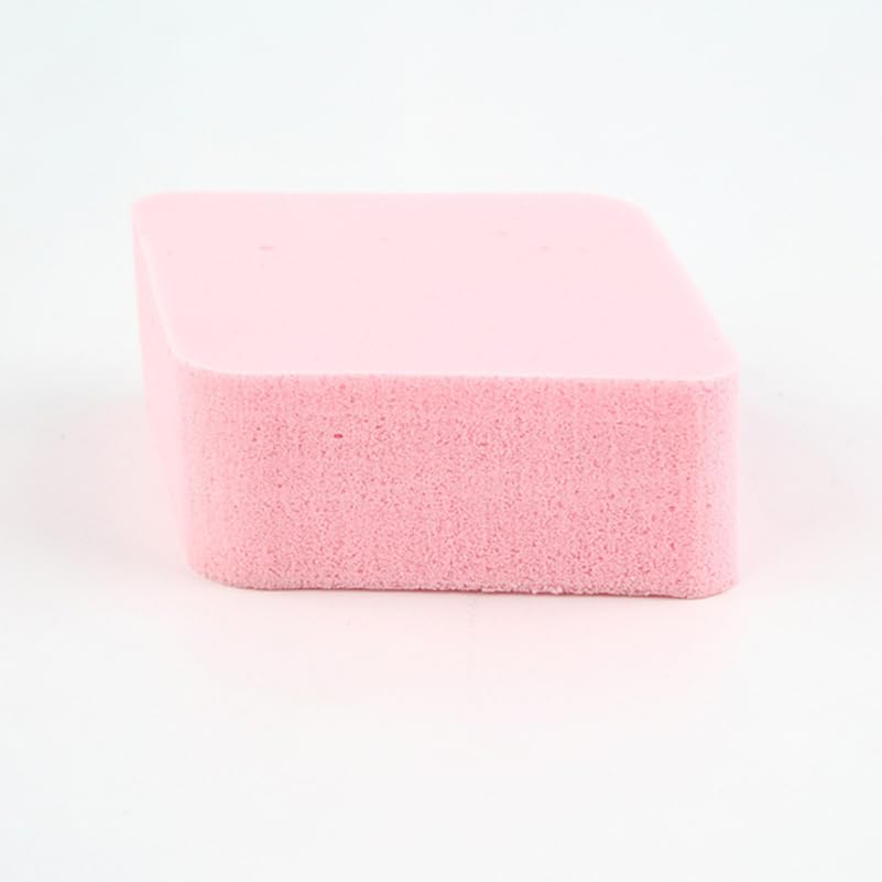 WOONEKY Four-Color Diamond Makeup Sponge Powder Puff Set 4 Large Natural Soft Cosmetic Blenders for Face Foundation Concealer Blusher