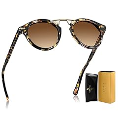 3. Tortoise Frame Gradient Brown Lens