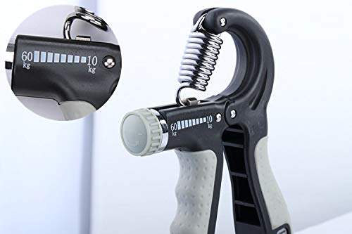 Andoer Fitness Hand Grip Strengthener Exercitador Resistência Ajustável Antiderrapante Pinça Aumenta