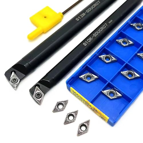 Portaherramientas para torno con 10 insertos carburo miniatura 3