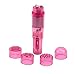 Finever Portable Mini Beauty Facial Massage Toy Travel Massager Tool for Facial Head Eyes (Pink)