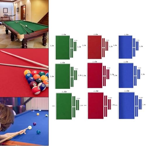 Nappe de billard en feutre de qualité supérieure avec bandes de coussin intégrées - 2