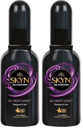 Skyn All Night Long, Gel lubrificante, 80 ml (Confezione da 2)