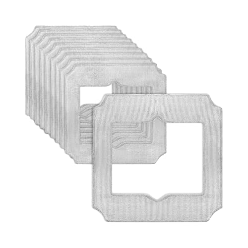 10 Pièces pour Ecovacs Winbot Mini Serpillère Rechange Kit, Microfibre Lingette Robot Lave Vitre pour Ecovacs Winbot Mini, W-CC02-0012 Chiffon de Nettoyage,...