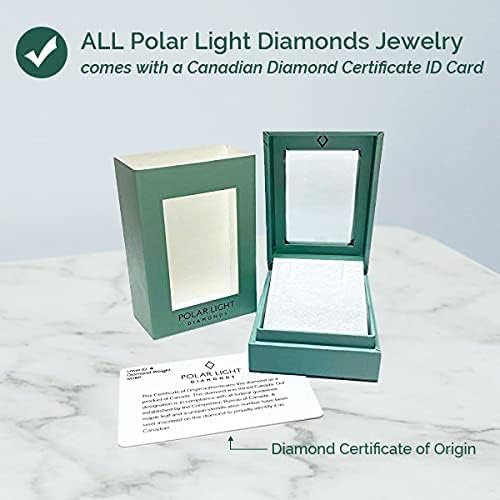 Image of Polar Light Signature Canadian Diamond Charm Bracelet in .925 Sterling Silver - Choice of Rolo or Paperclip Style Chain