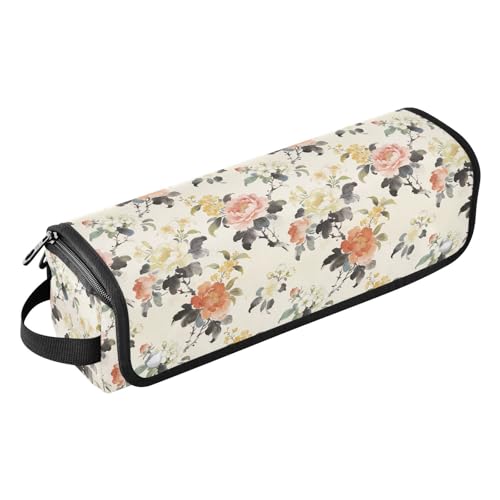 Bolsa de Viaje para Herramientas de Cabello con Tapete Resistente al Calor Desmontable para Planchas, Rizadores y Organizadora Impermeable para Mujeres miniatura 1