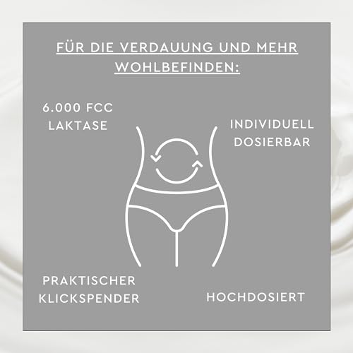 Laktase-Tabletten von Sunlife 6000 FCC Mini-Tabletten, 100 Stück