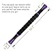 MZDXJ Muscle Roller Massage Roller Stick- Deep Tissue Fascia Blaster for Myofascial Pain Relief, Lymphatic Drainage & Body Sculpting, Handheld Physical Therapy & Recovery Tool (Purple Black-18 inch)