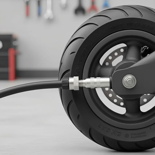 Duoleimi 2 sztuki zaworów bezdętkowych, adapter przedłużający zawór do skutera elektrycznego do Ninebot G30D, G30, Xiaomi M365, Pro, Pro2, 1S, akcesoria do skuterów